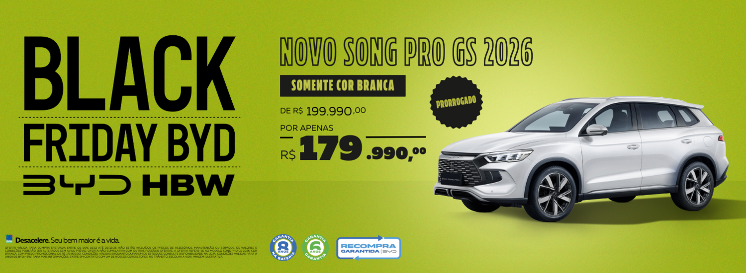OFERTA BLACK FRIDAY SONG PRO BRANCA