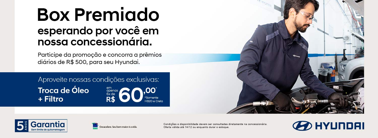 Box Premiado esperando por você em nossa concessionária