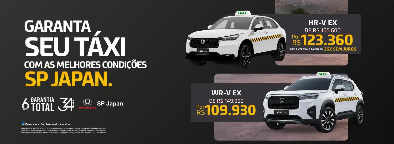 OFERTA TAXISTA OUTUBRO SP JAPAN