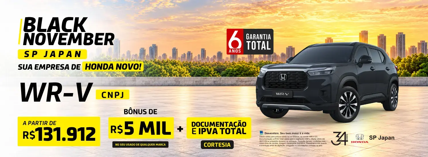 OFERTA WR-V CNPJ