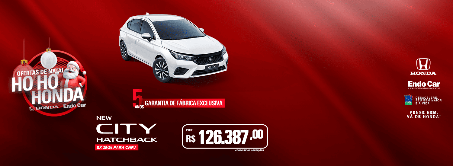 CITY HATCH EX 25 26 - VENDA DIRETA - CNPJ