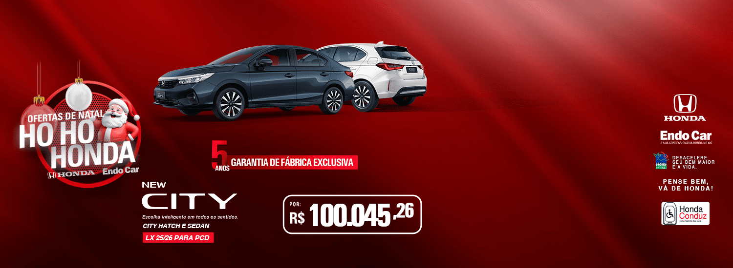 CITY HATCH E SEDAN LX 25 26 - VENDA DIRETA - PCD