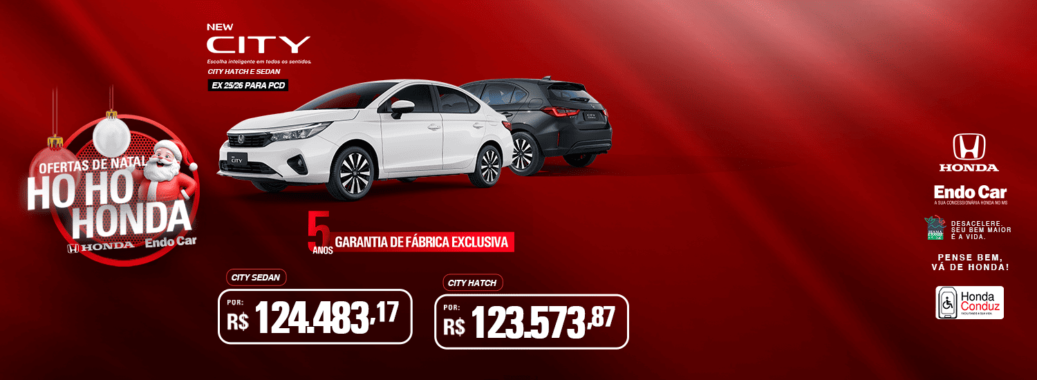 CITY SEDAN E HATCH EX 25 26 - VENDA DIRETA - PCD