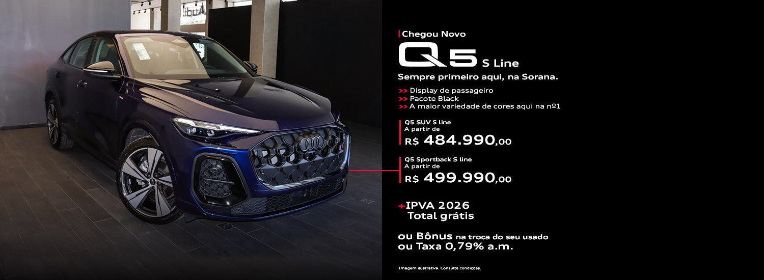 Audi Center Pinheiros - Audi Q5 S-Line 2025