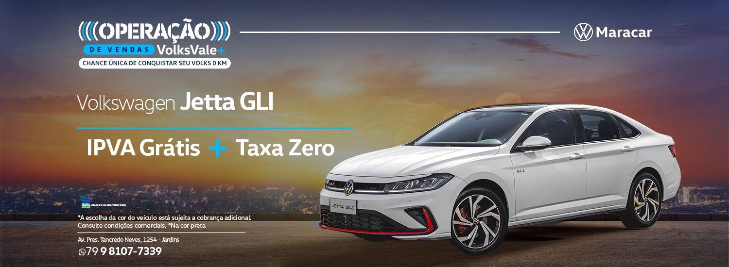 Operação de Vendas JETTA GLI