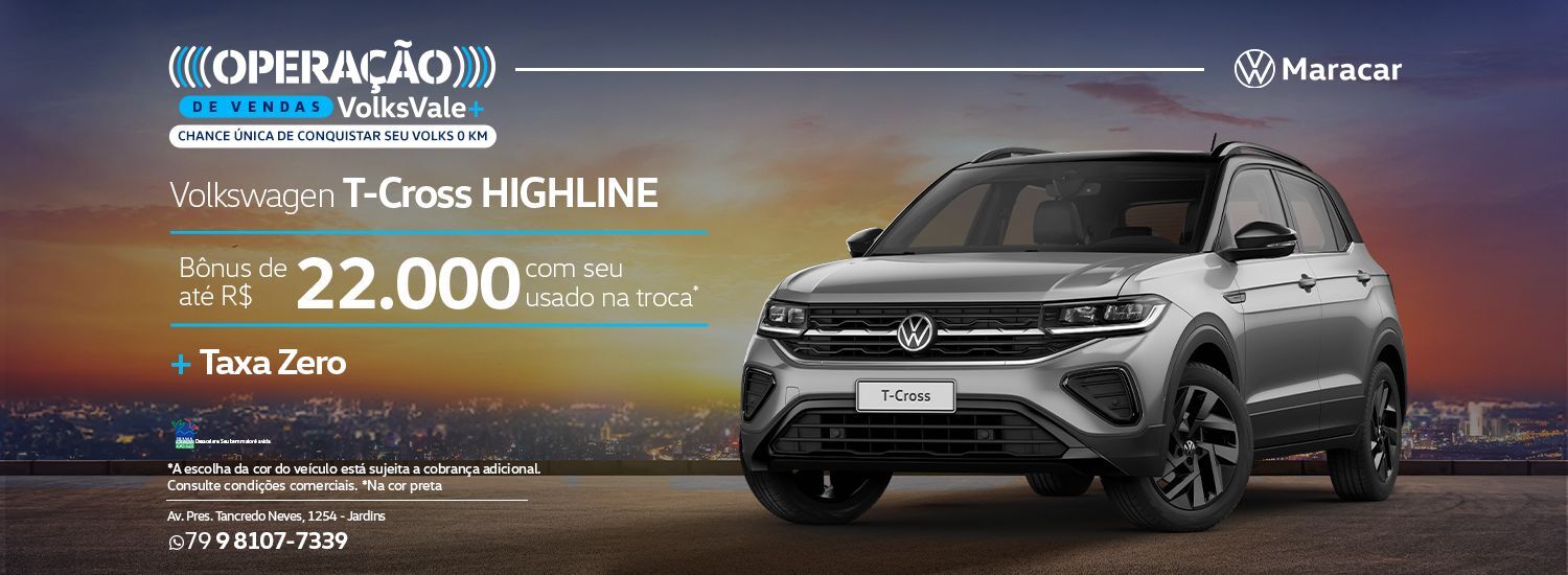 Operação de Vendas T-Cross Higline