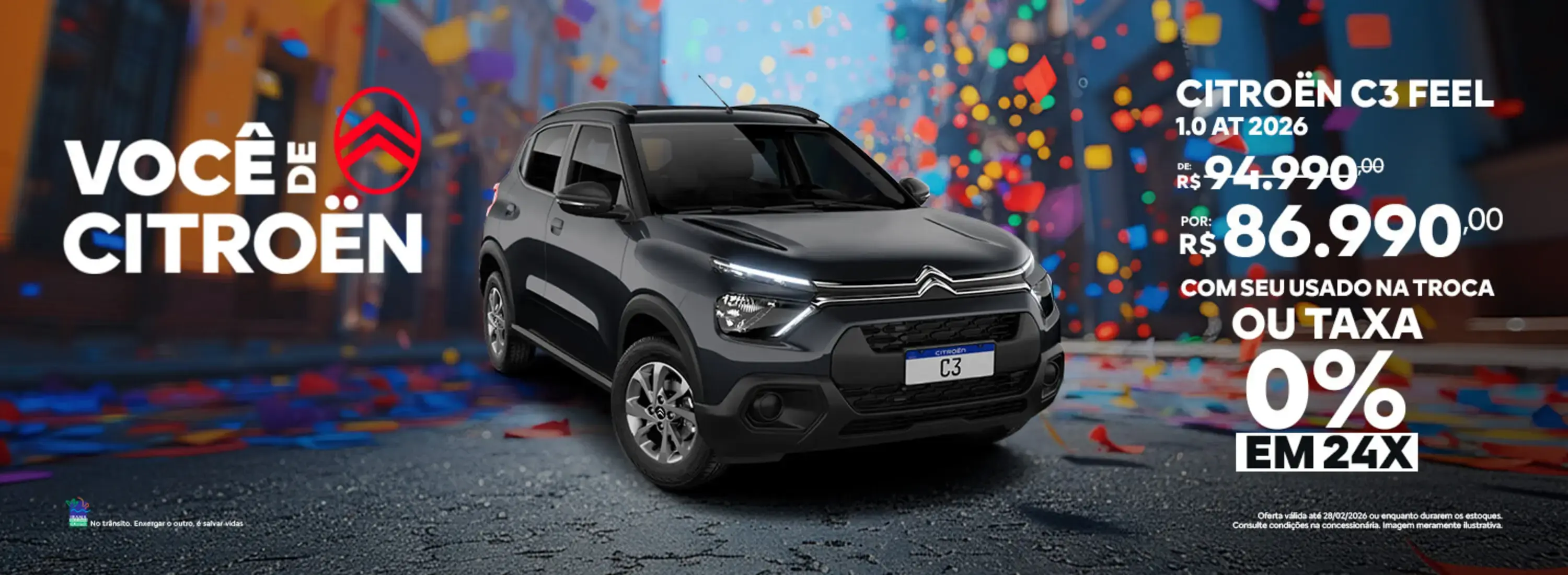 C3 Feel - Você de Citroën