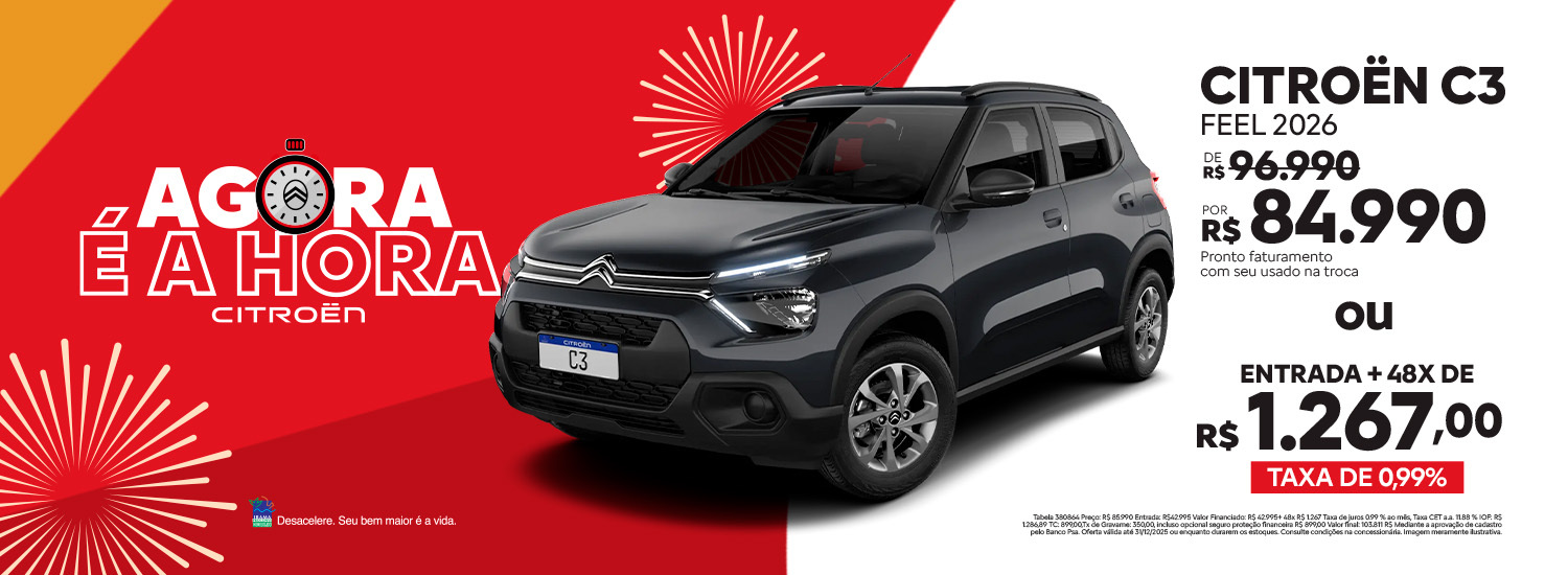 C3 Feel - Agora é hora