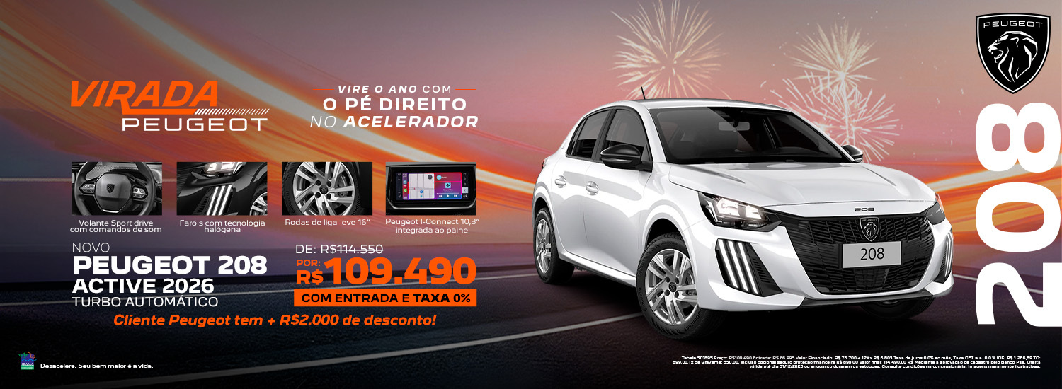 208 Active - Virada Peugeot