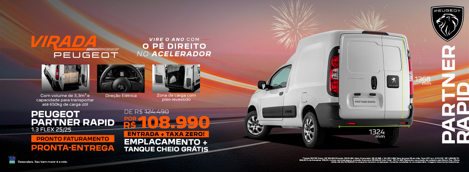 Partner Rapid - Virada Peugeot