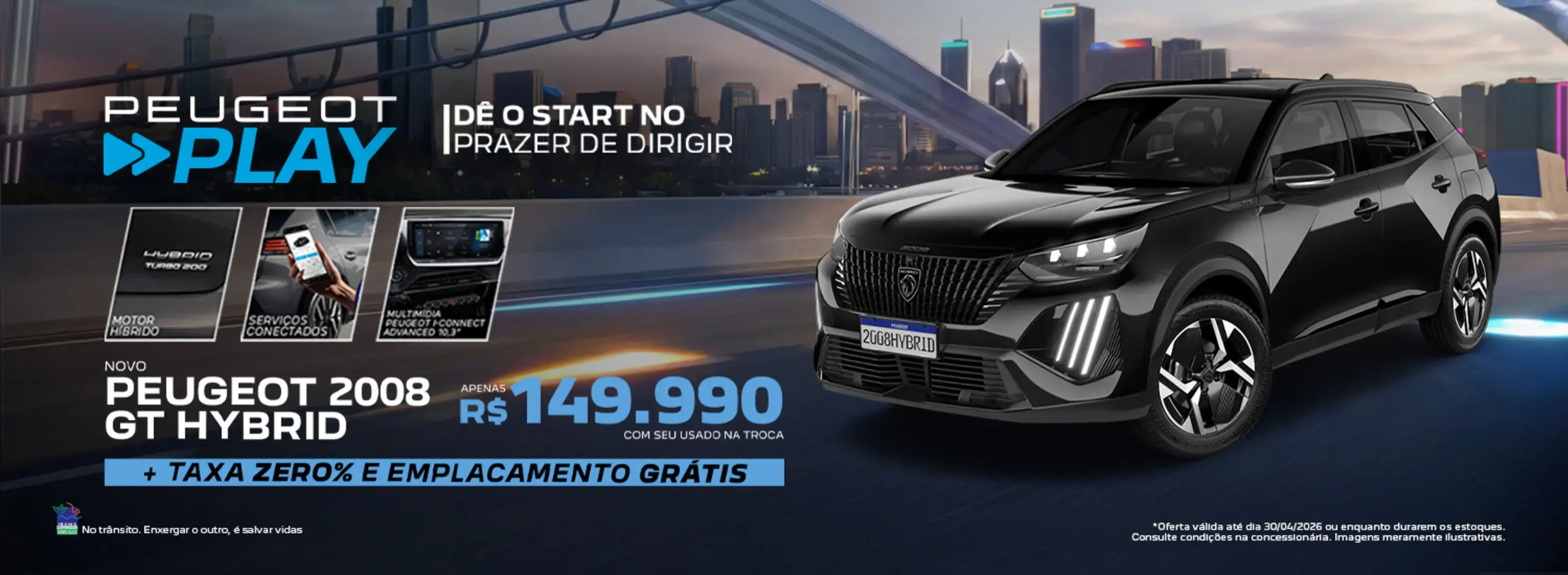 2008 Híbrido - Virada Peugeot