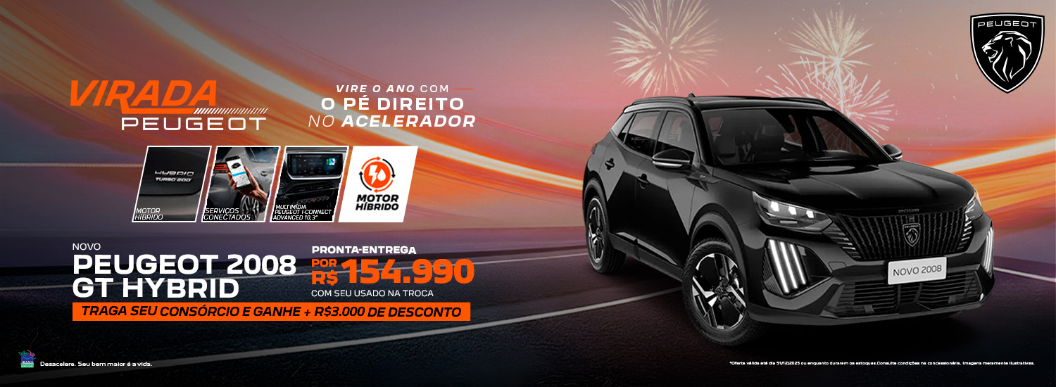 2008 Híbrido - Virada Peugeot