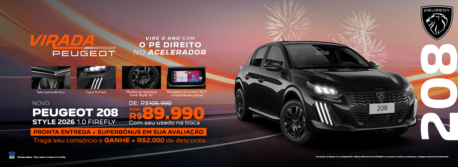 208 Style - Virada Peugeot