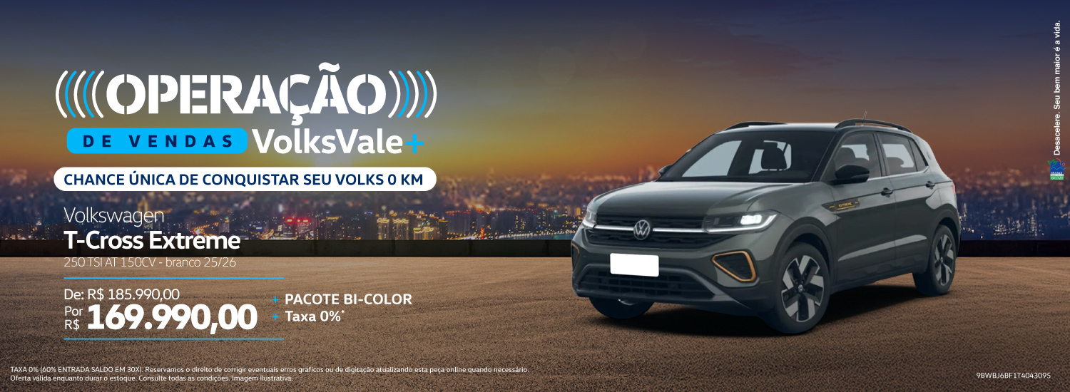 T-cross extreme - Dezembro 