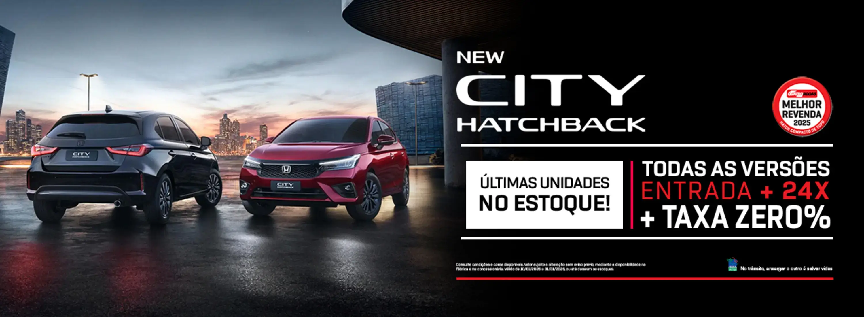 City Hatchback Todas as versões - MARÇO