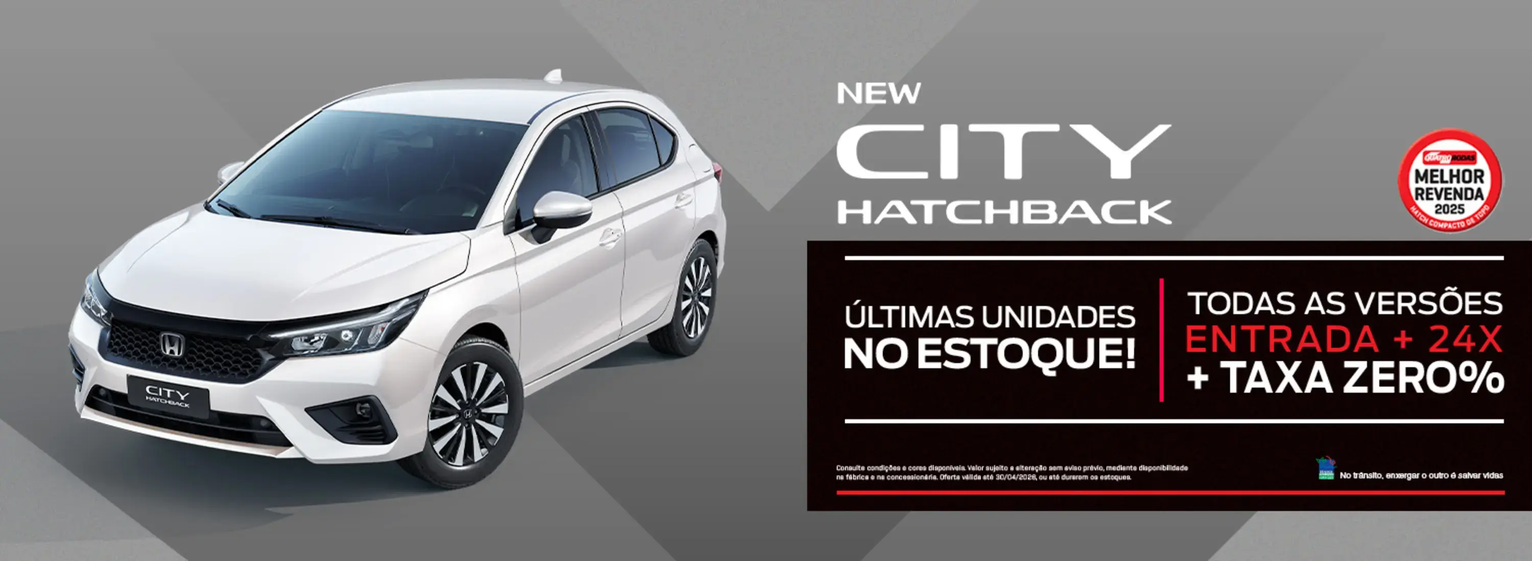 City Hatchback Todas as versões - ABRIL