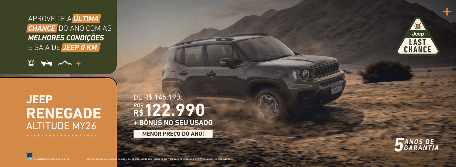 Jeep Renegade MY26 - Dezembro