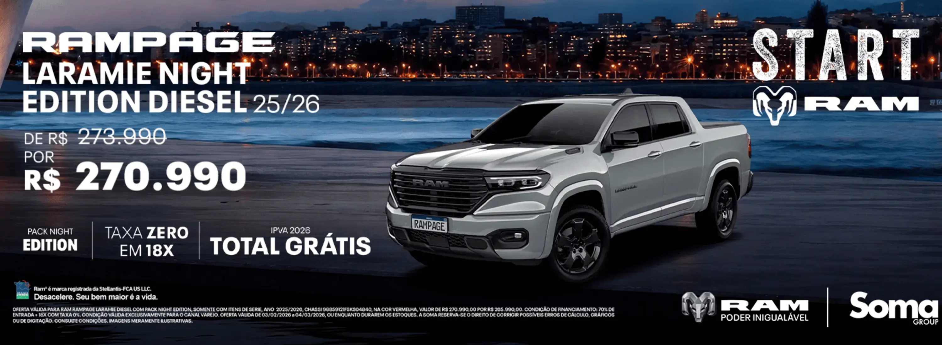 OFERTA VAREJO - FEVEREIRO 26 - LARAMIE NIGHT EDITION