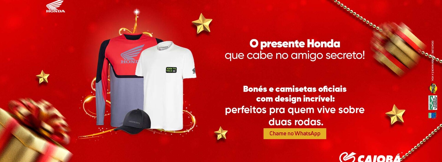 Bonés e camisetas