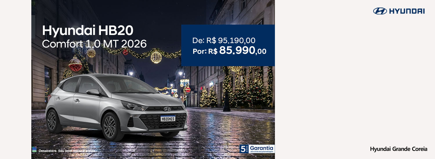HB20 Comfort 1.0 MT 2026