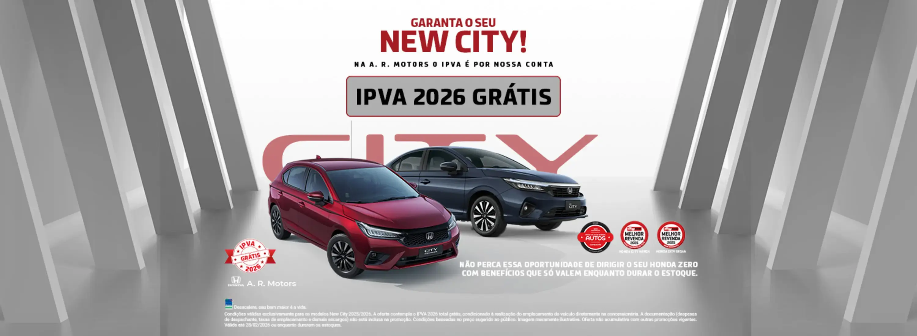 City com IPVA Grátis 2026