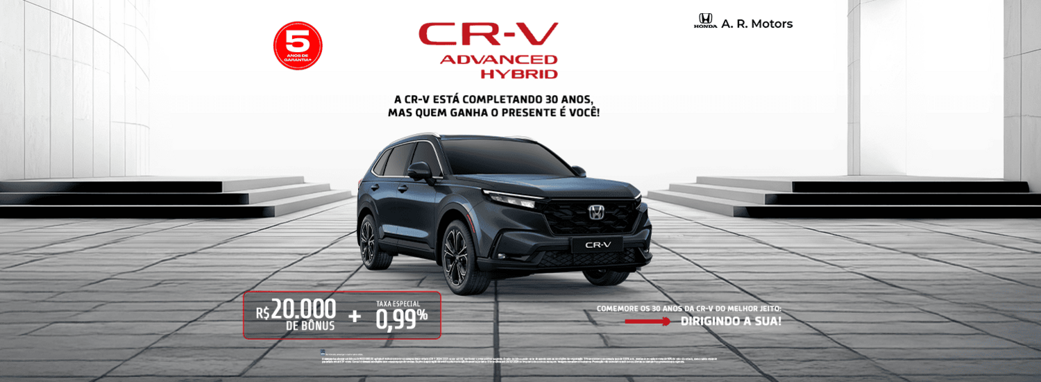 CR-V com Condições Especiais 2026