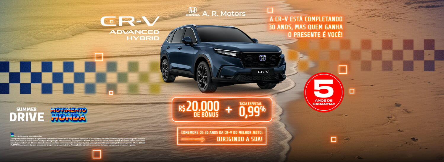 CR-V com Condições Especiais 2026