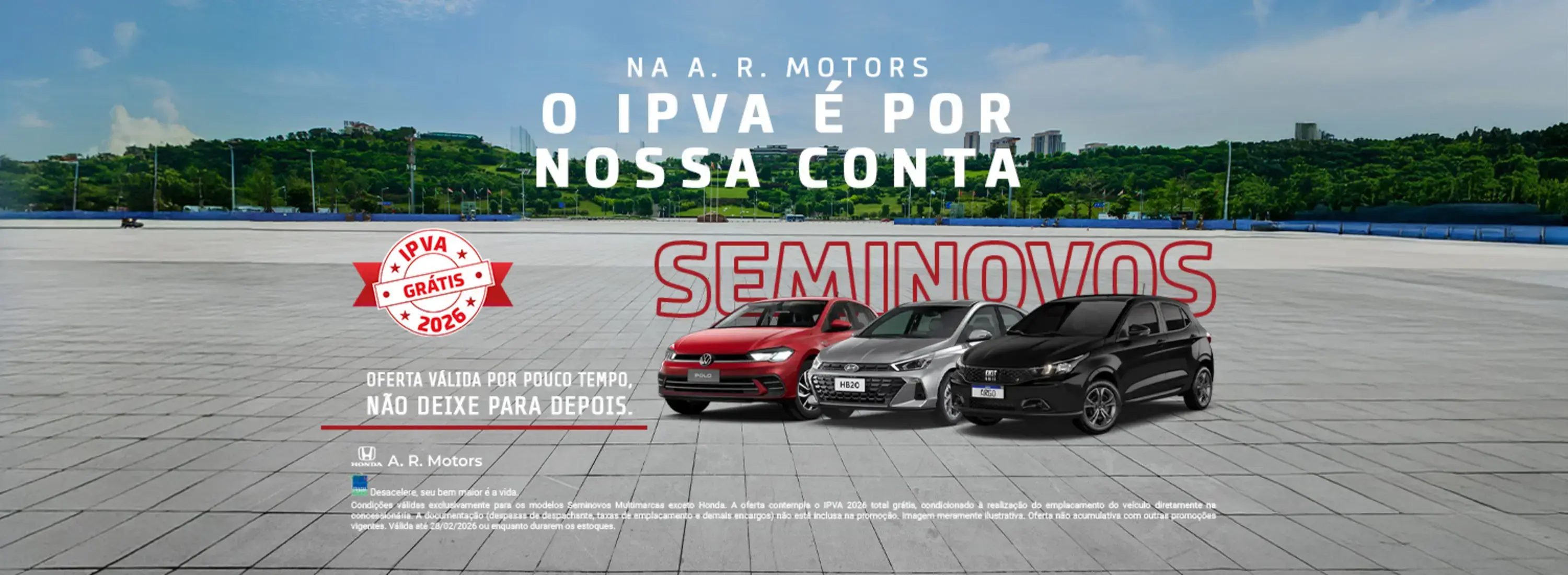 Seminovos com IPVA Grátis