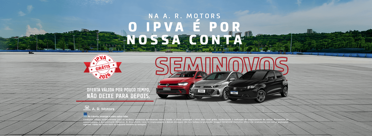 Seminovos com IPVA Grátis