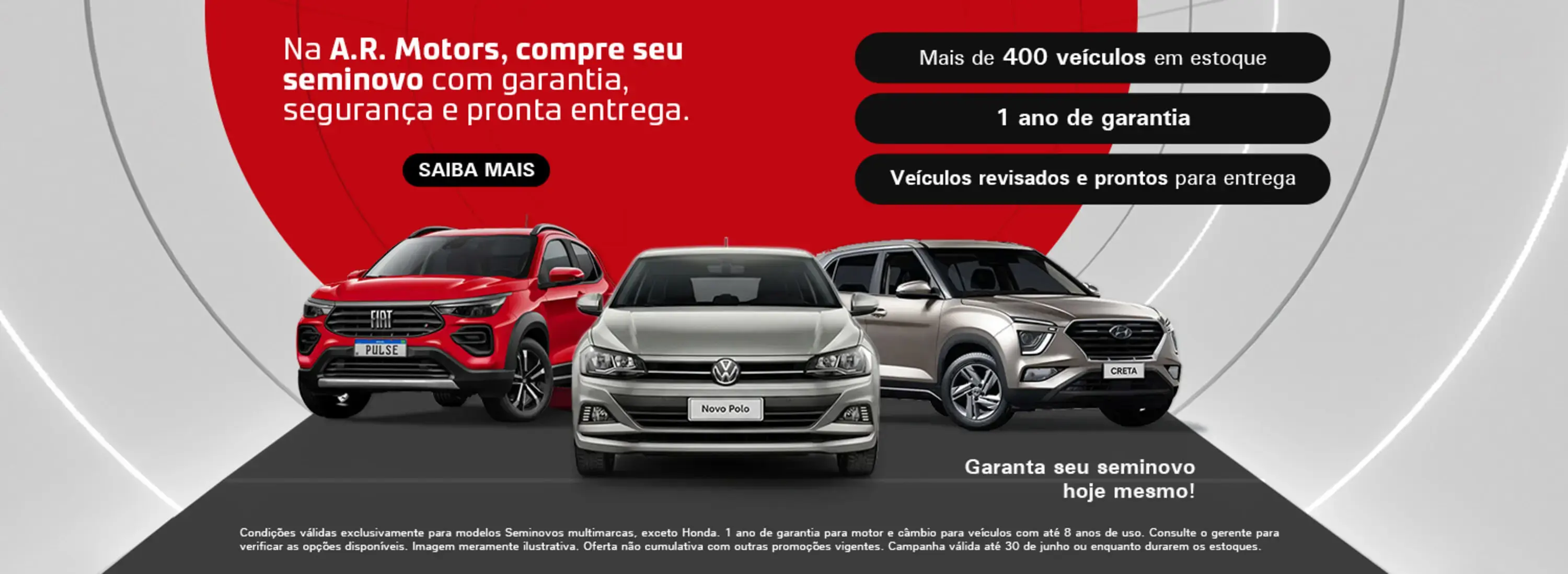 Seminovos com Garantia Grátis