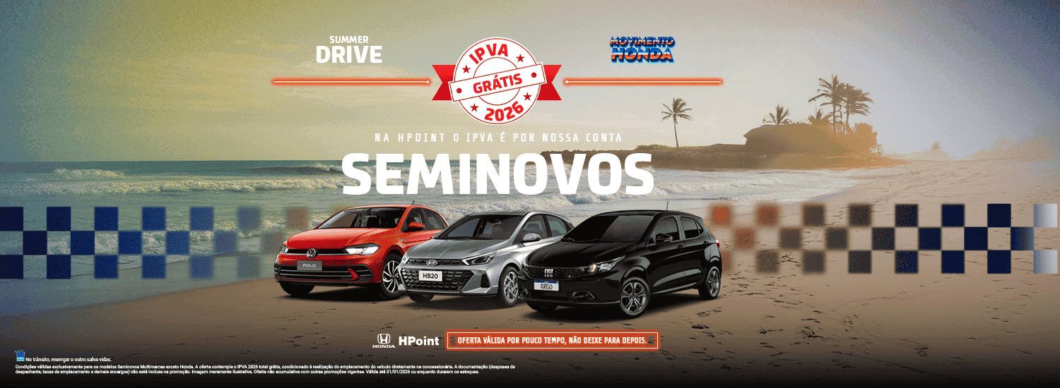Seminovos com IPVA Grátis