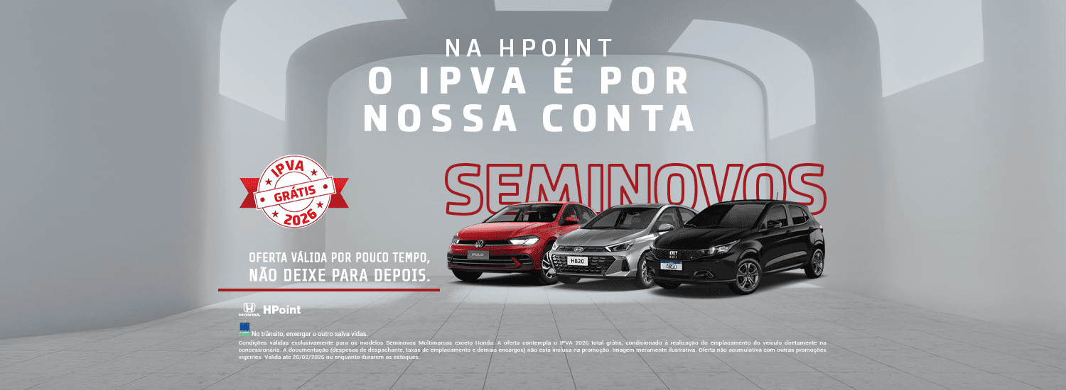 Seminovos com IPVA Grátis