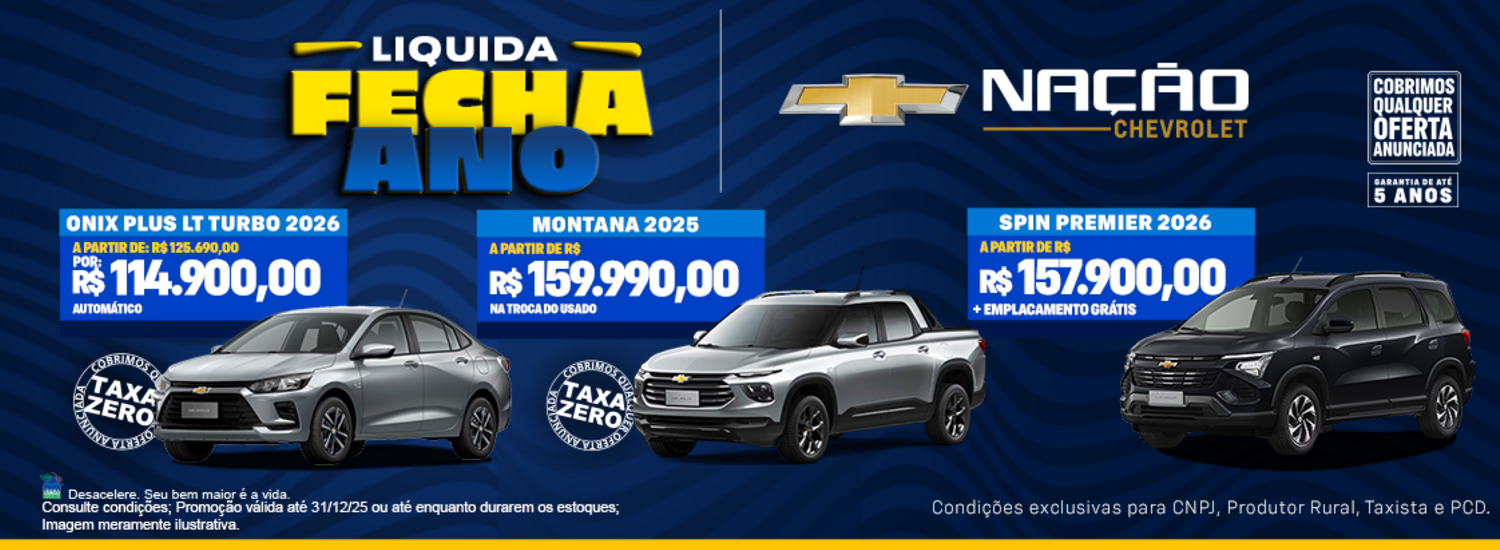 LIQUIDA FECHA ANO NAÇÃO CHEVROLET