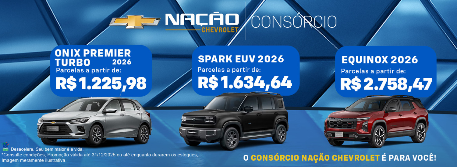 Banner Consórcio Nação Chevrolet