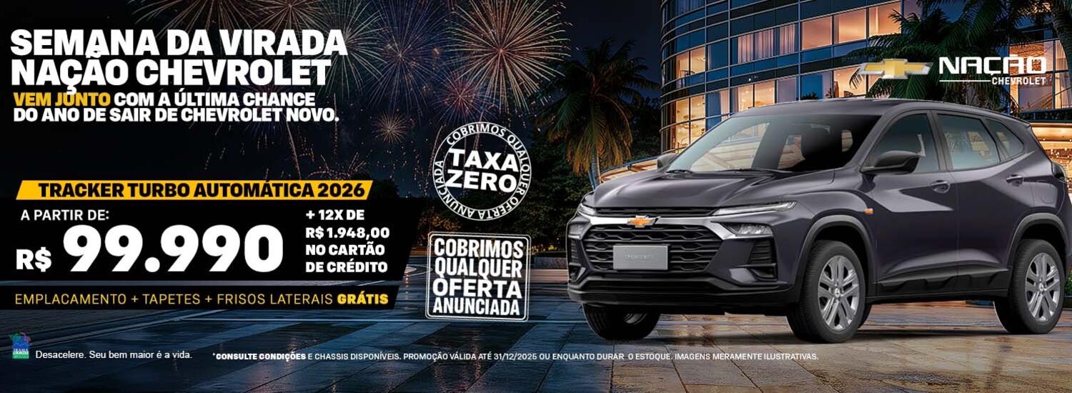 Campanha Semana da Virada Chevrolet - Tracker