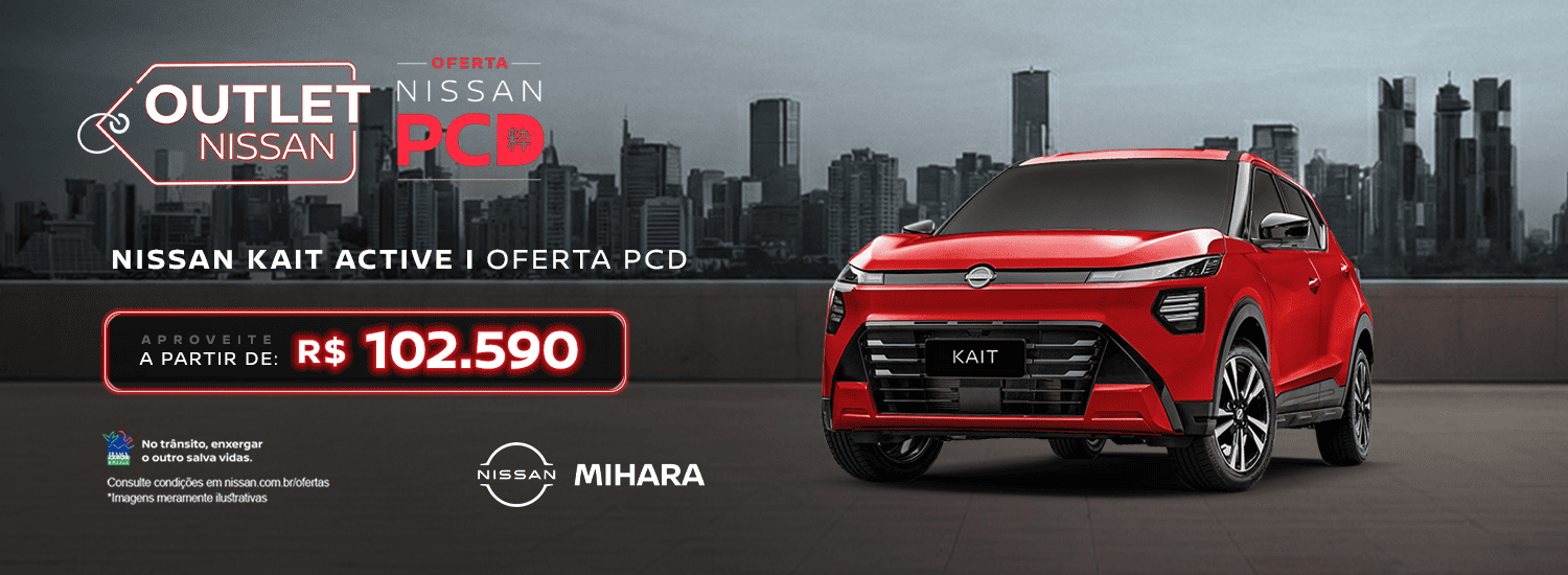OUTLET NISSAN - SUPERVALORIZAÇÃO DE ATÉ 32.000 NO SEU SEMINOVO + TAXA ZERO 