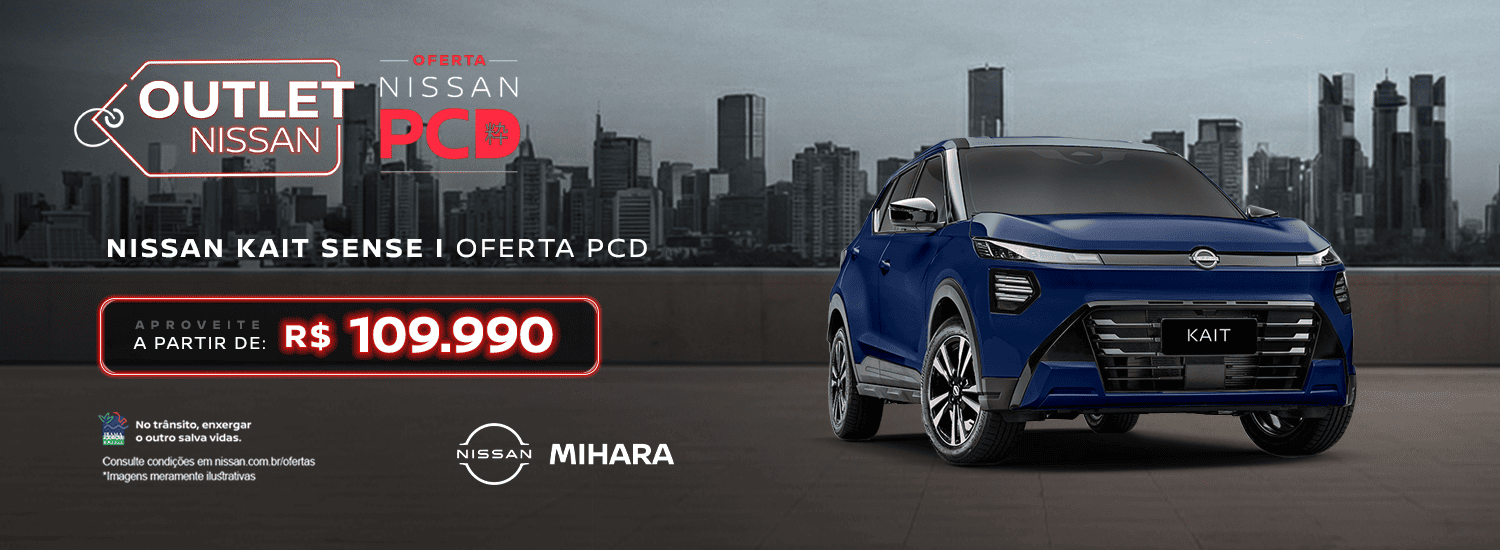 OUTLET NISSAN - SUPERVALORIZAÇÃO DE ATÉ 32.000 NO SEU SEMINOVO + TAXA ZERO 