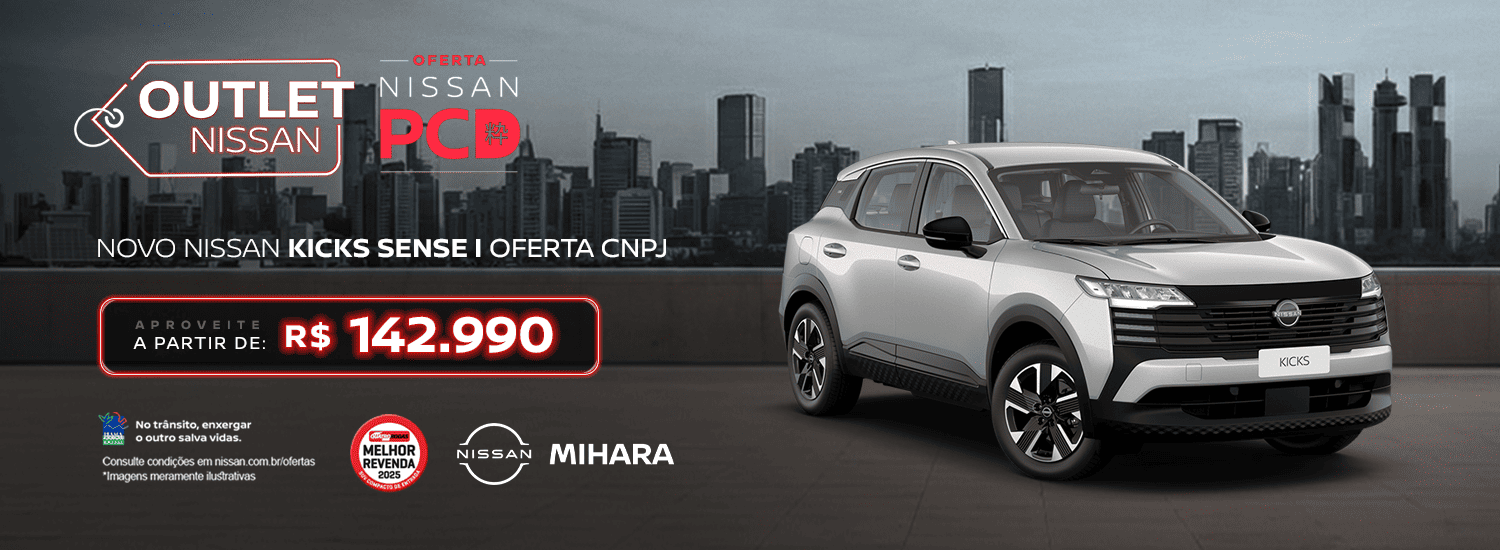 OUTLET NISSAN - SUPERVALORIZAÇÃO DE ATÉ 32.000 NO SEU SEMINOVO + TAXA ZERO 