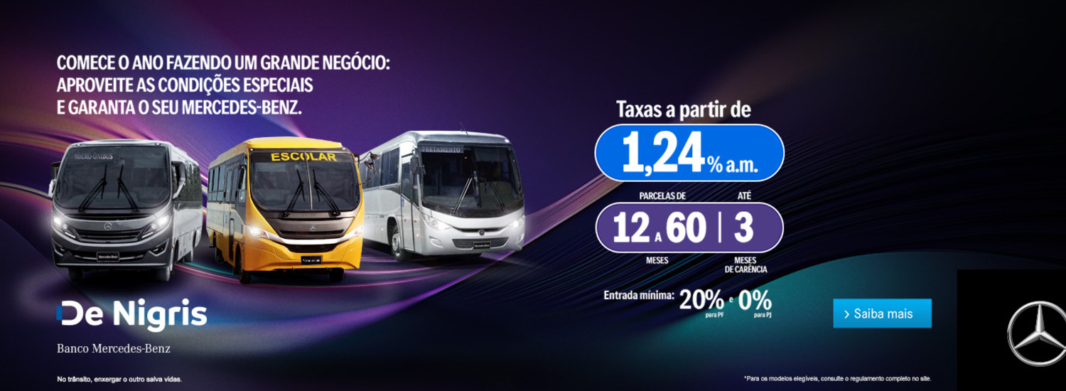 Taxas a partir de 1,24%