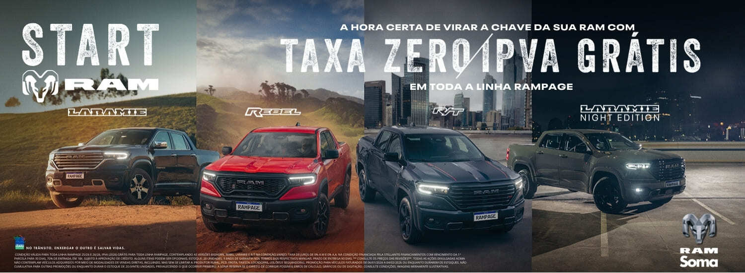 OFERTA JANEIRO - START RAM - VERSÕES