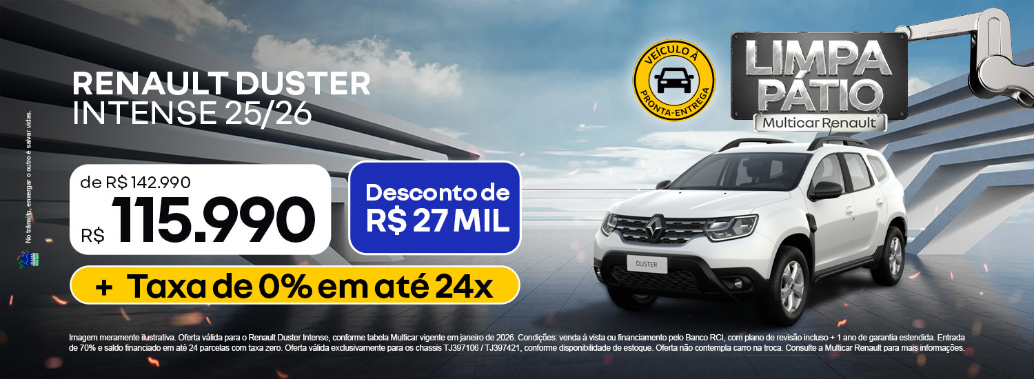 [oferta única] duster jan 2026 