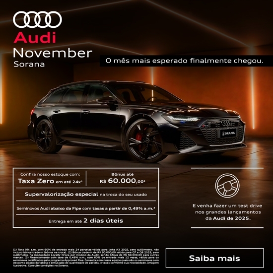 Sorana Audi - Black November 2025
