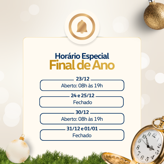 Horário Fim de Ano