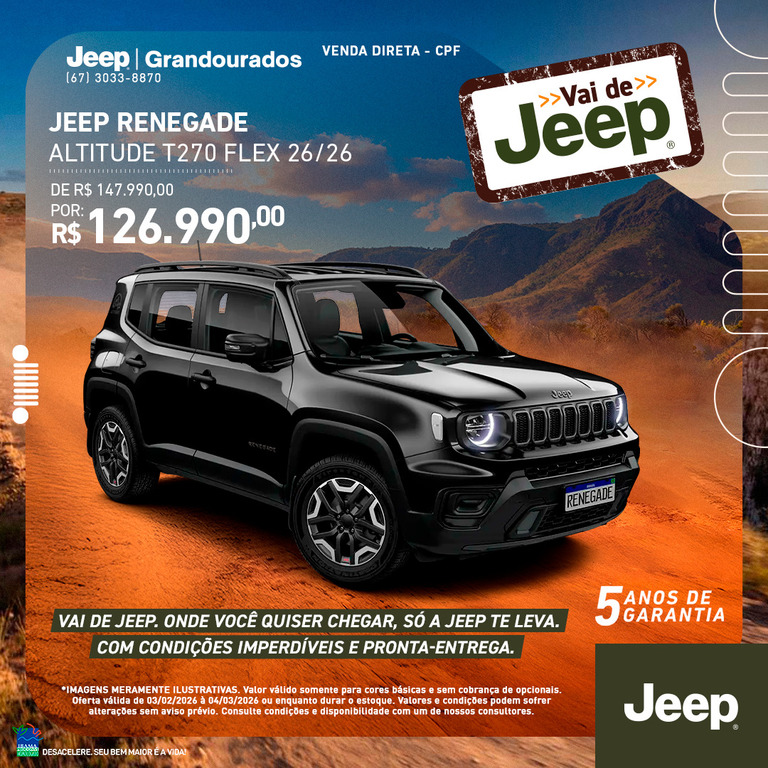 OFERTA RENEGADE ALTITUDE - FEVEREIRO 