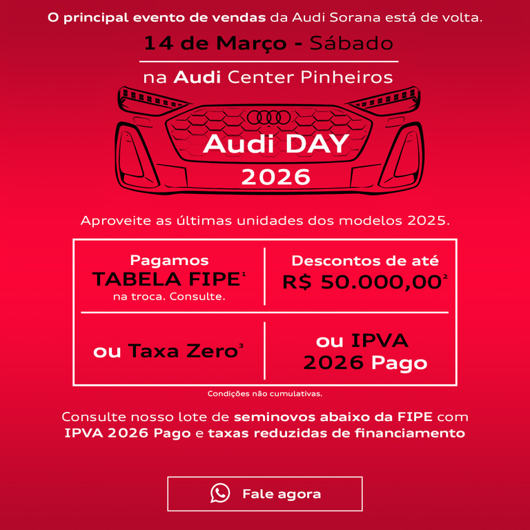 Audi Center Pinheiros - Audi Day 2026