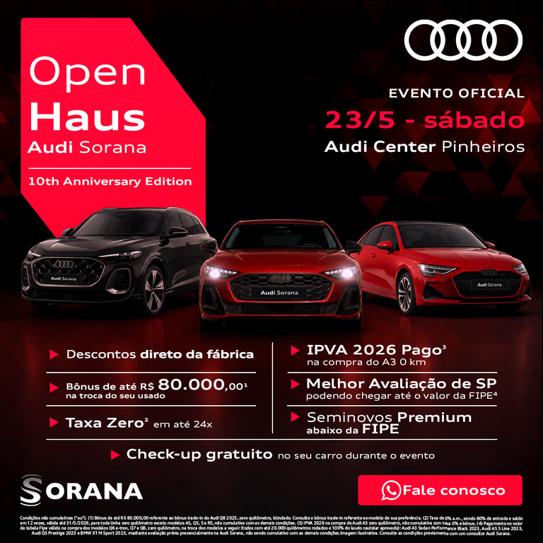 Audi Center Pinheiros - Audi Open Haus 2026