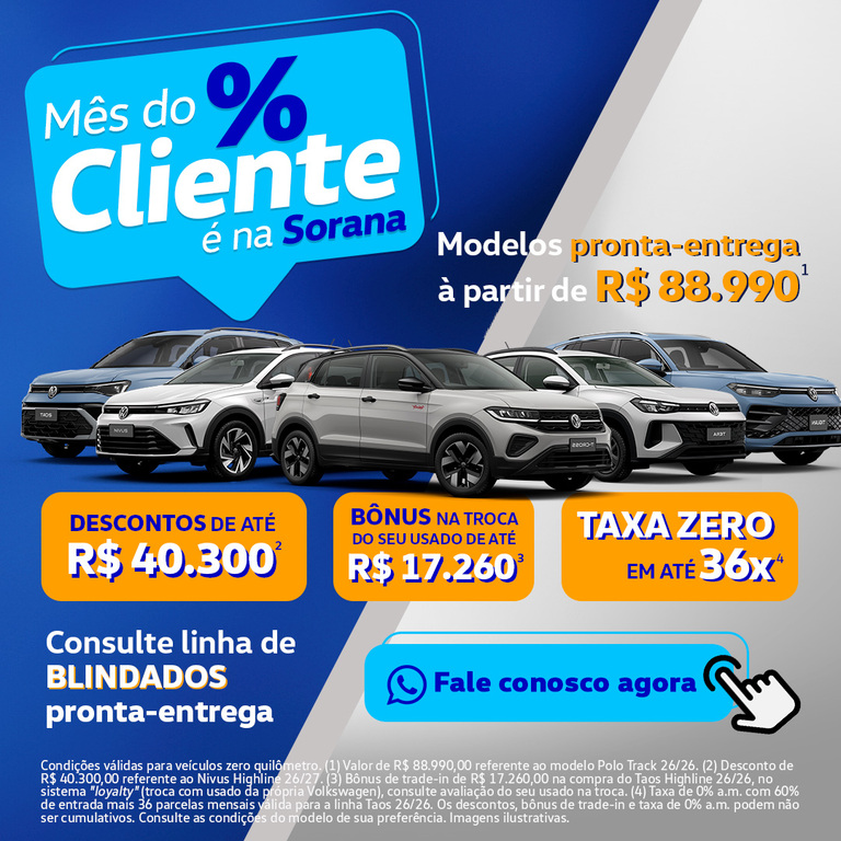 Sorana Mês do Cliente