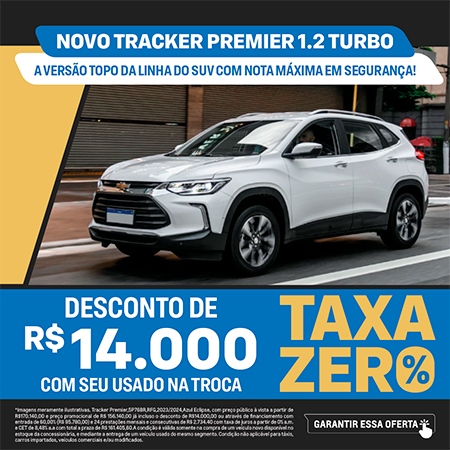 Tracker | Tradein de R$14.000