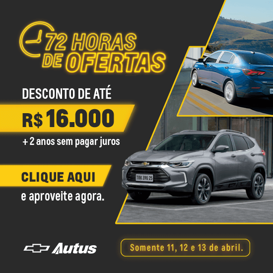 Autus Chevrolet é na Autus Av. Afonso Pena, Araguari, Araxá, Monte Carmelo ...