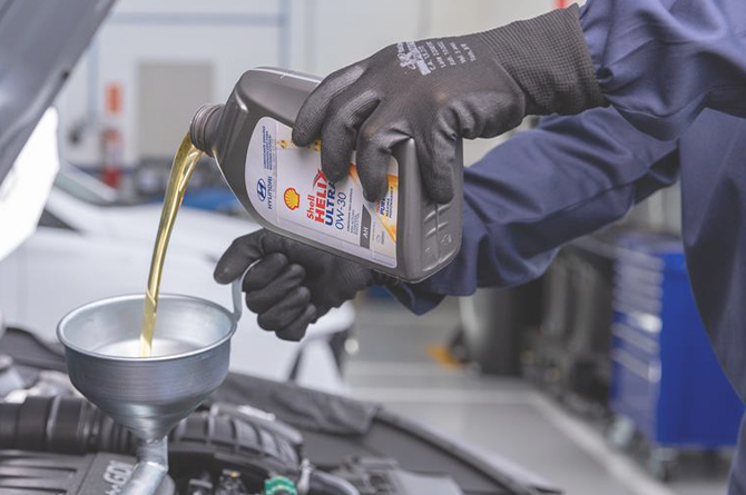 Troca de óleo promocional